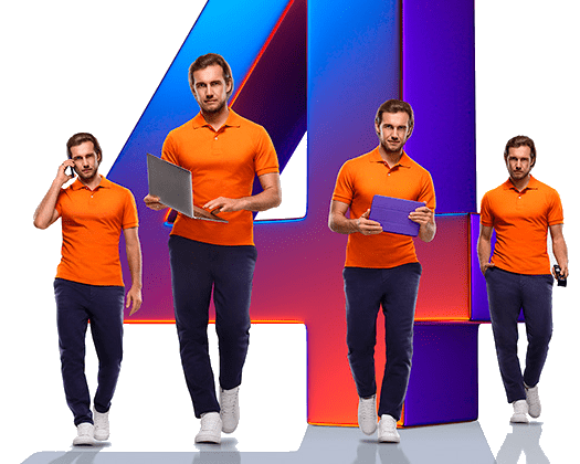 Великолепная четверка Ростелеком в деревня Ефратово (Орловская область)